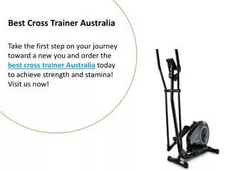 Best Cross Trainer Australia