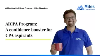 aicpa inter certificate program miles education