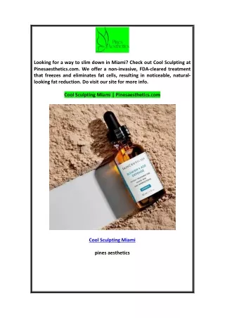 Cool Sculpting Miami