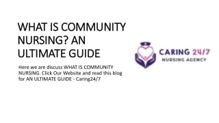 WHAT IS COMMUNITY NURSING AN ULTIMATE GUIDE_