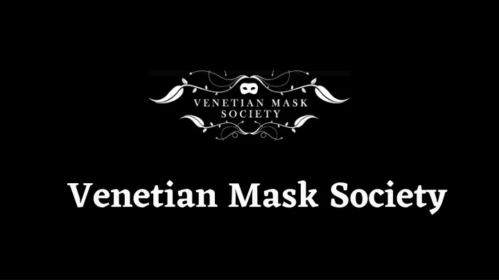 venetian mask society