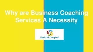Why are Business Coaching Services A Necessity