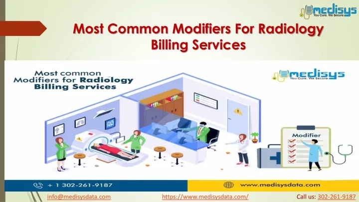 most common modifiers for radiology billing