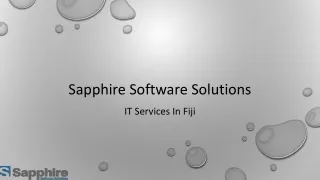 sapphire software solutions