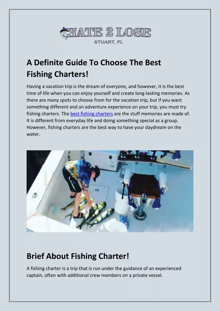 a definite guide to choose the best fishing