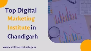 Top Digital Marketing institute in Chandigarh ppt