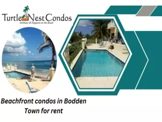 Beachfront condos in Bodden Town for rent