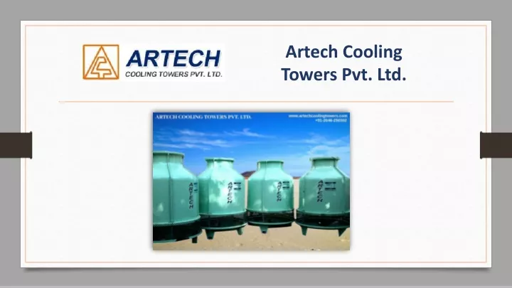 artech cooling towers pvt ltd