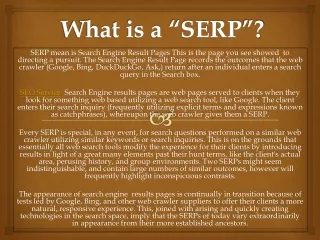 what is a serp