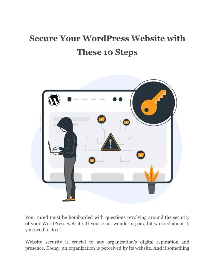 secure your wordpress website with