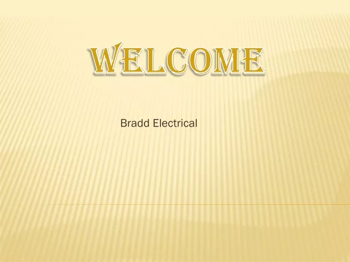 bradd electrical