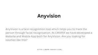 Face Recognition Tool AnyVision