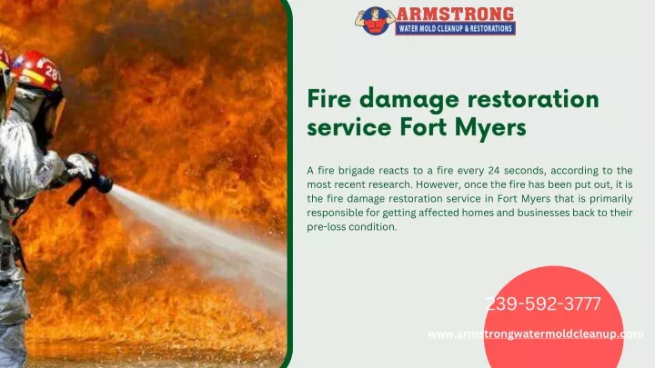 fire damage restoration service fort myers