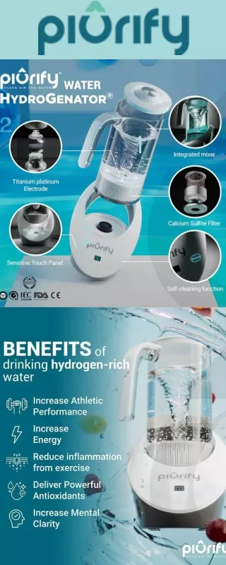 Hydrogen Water Generator - PIURIFY Water Hydrogenator