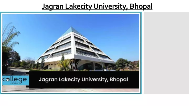 jagran lakecity university bhopal