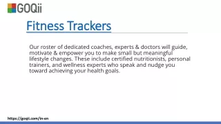 fitness trackers