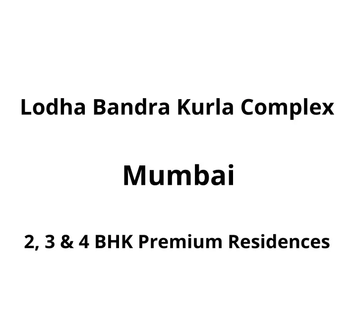 lodha bandra kurla complex