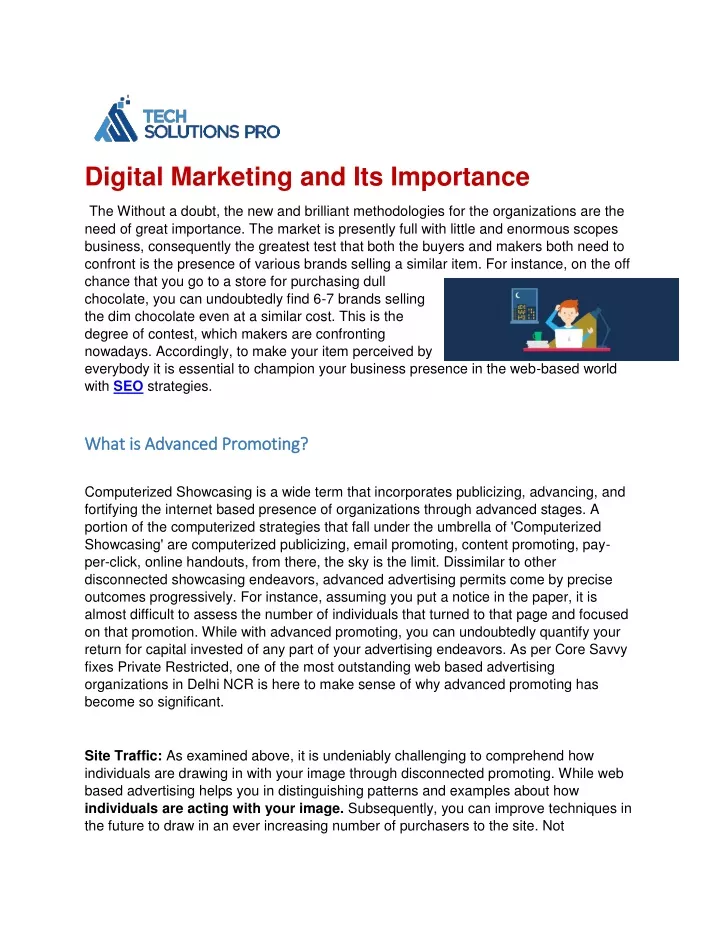 digital marketing and its importance