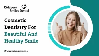Cosmetic Dentistry For Beautiful And Healthy Smile