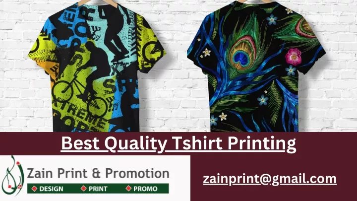 best quality tshirt printing