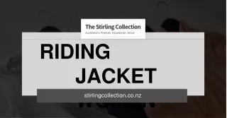 Get the riding jacket women with Stirling Collection!