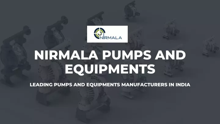 nirmala pumps and equipments