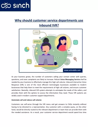 why should customer service departments