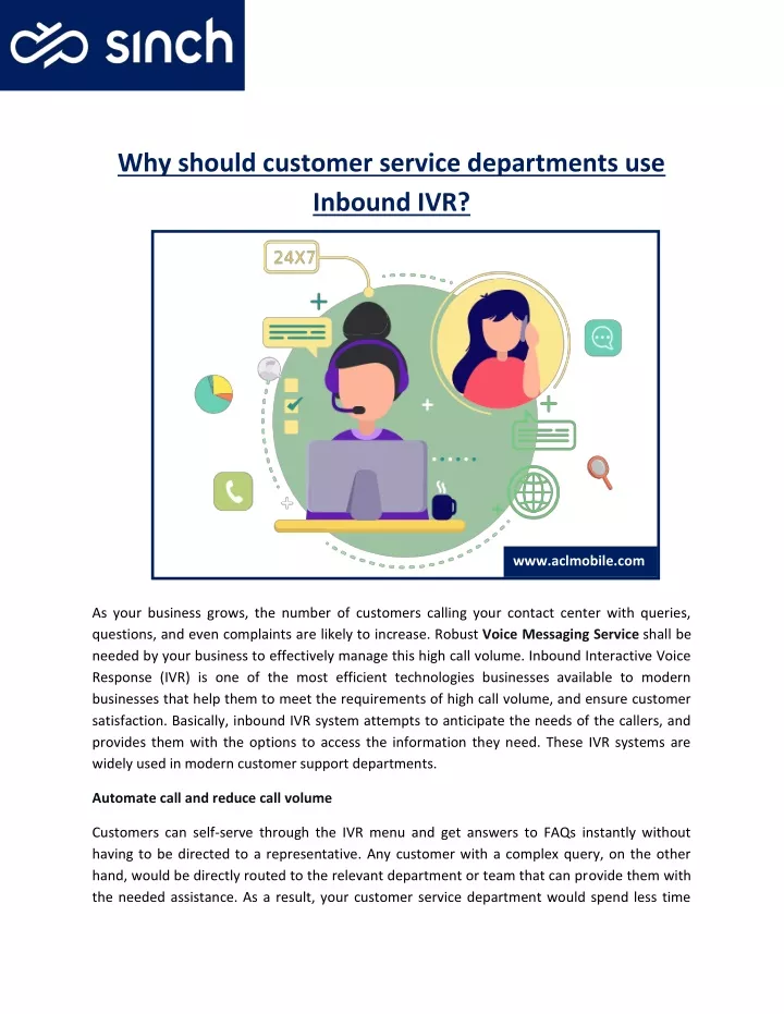 why should customer service departments