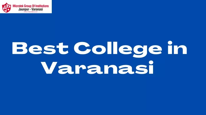 best college in varanasi