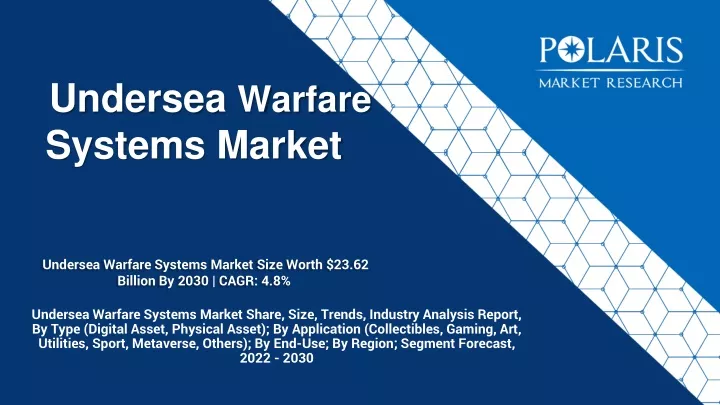 undersea warfare systems market size worth 23 62 billion by 2030 cagr 4 8