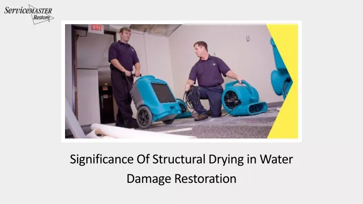 significance of structural drying in water damage