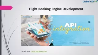 flight booking engine development