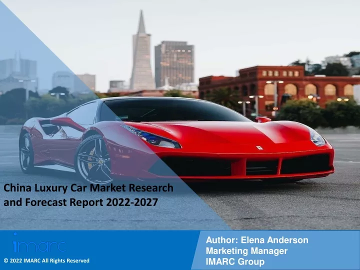 china luxury car market research and forecast