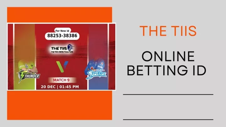 the tiis online betting id