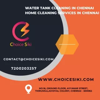 Water tank cleaning in chennai