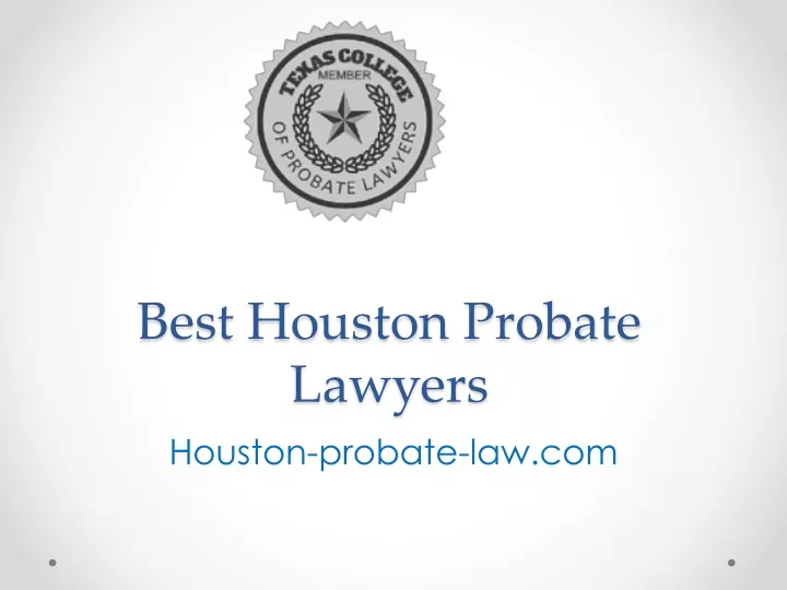 best houston probate lawyers