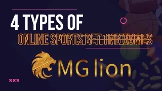 4 Types of Online Sports Betting Games - MGLion