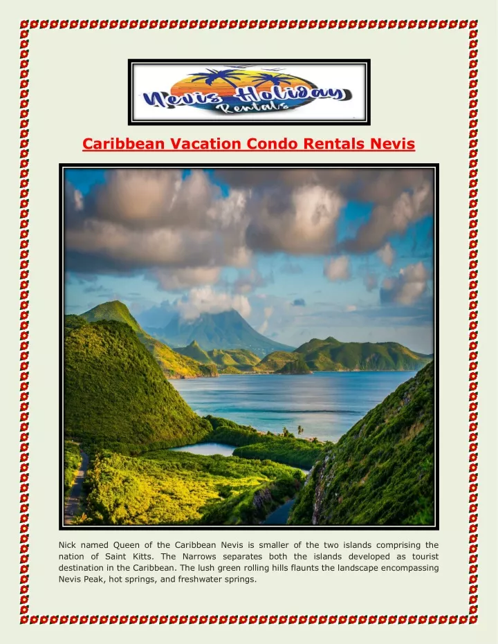 caribbean vacation condo rentals nevis