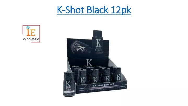 k shot black 12pk