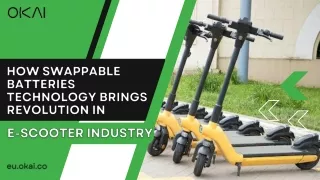 How Swappable Batteries Technology Brings Revolution in E-Scooter Industry.