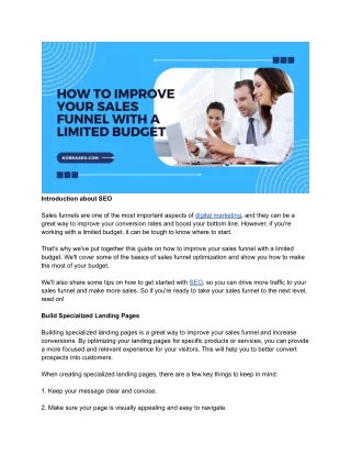 introduction about seo