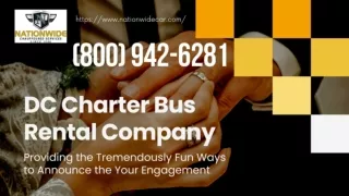 DC Charter Bus Rental Company Providing the Tremendously Fun Ways to Announce the Your Engagement