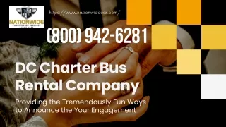 DC Charter Bus Rental Company Providing the Tremendously Fun Ways to Announce the Your Engagement