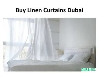 Buy Linen Curtains Dubai