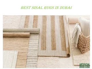 Best Sisal Rugs in Dubai`