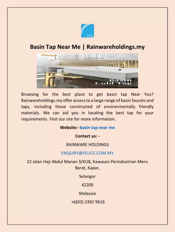 basin tap near me rainwareholdings my