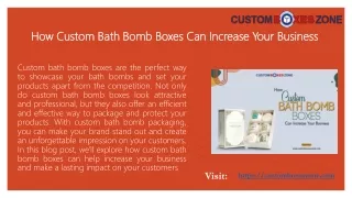 how custom bath bomb boxes can increase your business