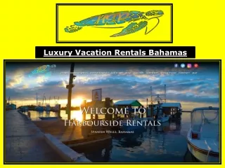 Luxury Vacation Rentals Bahamas