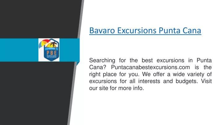 bavaro excursions punta cana