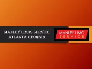 Luxury Limo Service & Rentals in Atlanta GA